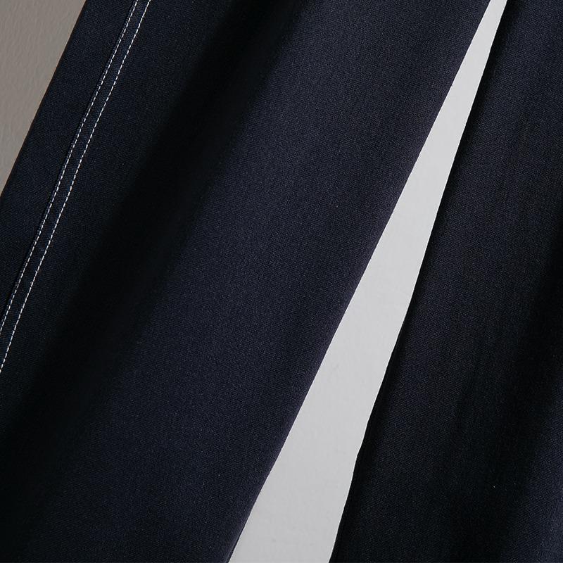 MODIQUE Women's Winter Large Size Knitted Jeans New Loose Classic Casual High Waist Black Trousers Basic Versatile Straight Jeans