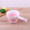 Practical Collapsible Space Saving Silicone Water Scoop Dipper Water Ladle Bath Spoon