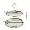 Stainless Steel Stainless Steel Fruit Stand Easy To Use Dessert Display Holder  Wedding