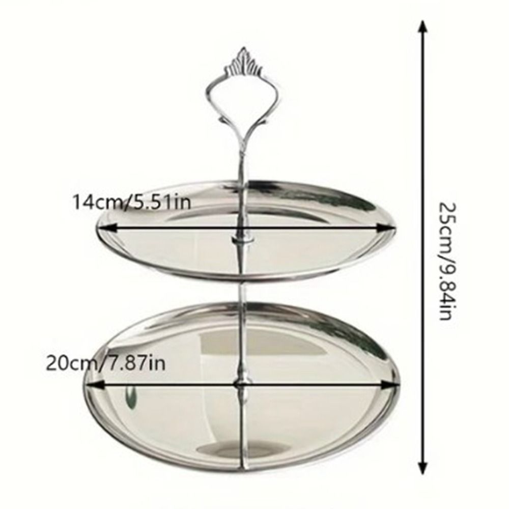Stainless Steel Stainless Steel Fruit Stand Easy To Use Dessert Display Holder  Wedding