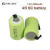 PALO 4/5 SC NI-CD Battery 1.2V 2200mAh Sub C Rechargeable Battery for DIY Screwdriver Electric Drill Flashlight SUBC Battries