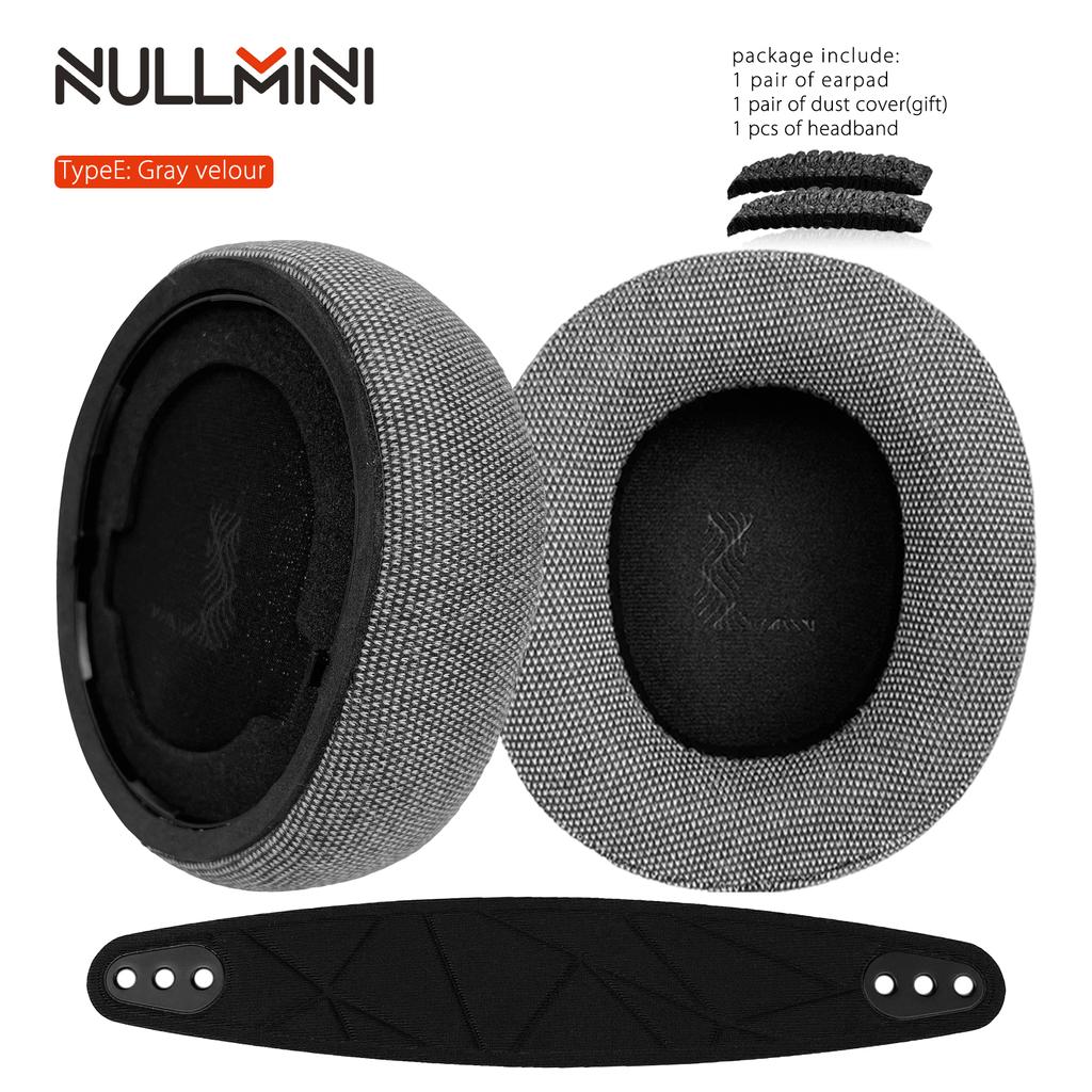 NullMini Replacement Earpads for Steelseries Arctis Nova Pro Wireless Headphones Earmuff Headband Ear Pads Cushion Cover Sleeve