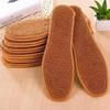 1 Pair Washable Insoles Deodorize Faux Wool Soft Sweat-absorbing Unisex Warm Shoe
