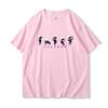 Anime Lil Gojo PrintsMale Cotton Tee Clothing Personality Street Hip Hop T-Shirts Oversize Casual Women Short Sleeve1334