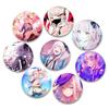 32/44/58mm 32/44/58mm Anime Akiyama Mizuki Badges Project SEKAI Brooch Creative Art Pins for Backpack Decor Fans Collection Gift Accessory