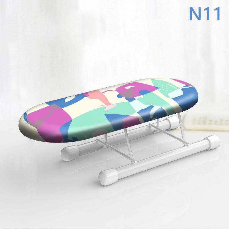 1Pcs Folding Mini Ironing Board With Folding Legs Portable Household Clothes Ironing Rack Home Supplies Heat Resistant Ironing Cover