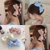 Solid Color Bow Hairpin Cloth Headwear Fashion Hair Accessories  Women