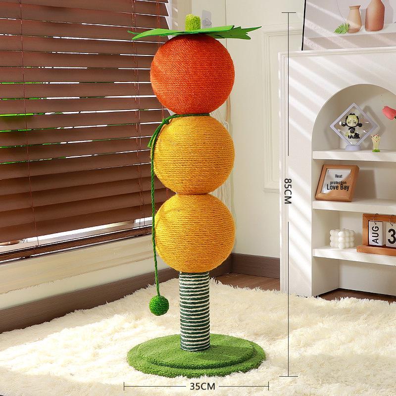 Compact Cross-Border Cat Climbing Frame: Large Cat Tree with Integrated Cat Nest, Space-Saving Design, Foreign Style