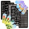 Nail Art Rectangle Printing Plate Printing Nail Polish Steel Plate Template Printing Transfer Printing Diy Seal Printing Plate Tool