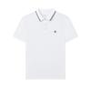 Modern Heritage Simple Solid Color Cool Breathable Versatile Casual Short Sleeve Polo Shirt Men Polo Shirts Standard-White F11M431105FWT