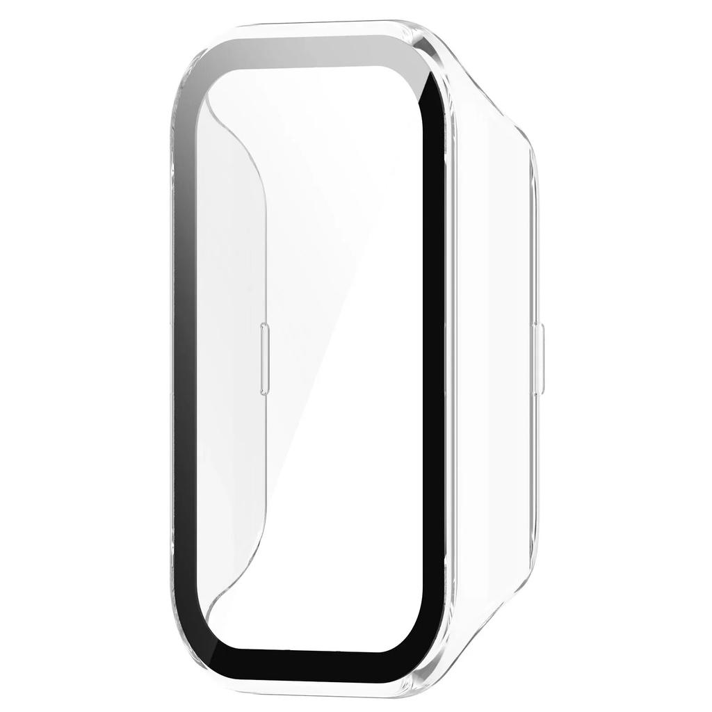 Hard PC Case+Tempered Glass For Xiaomi Mi Band 8 Active/Redmi Smart Band 2 Full Cover Screen Protector Frame Bumper Shell