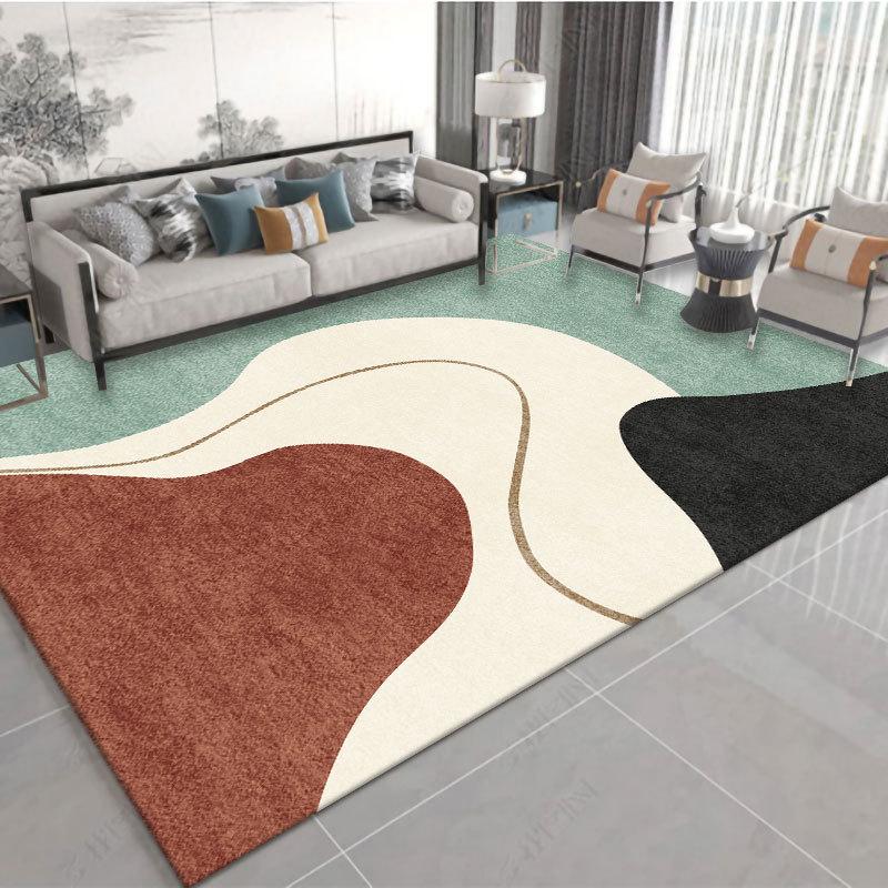 Modern Abstract Patterned Large Area Carpet for Living Room Bedroom Decor Non-Slip Soft Floor Carpets Home Decor