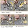 Stainless Steel Manual Rotate Cheese Chocolate Grater Cutter Planer Shredder Cutting Planing Tool