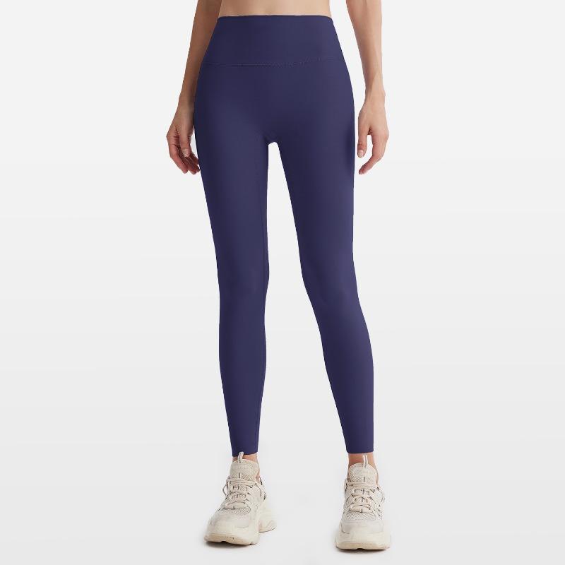 Autumn and Winter Nude Yoga Pants Women's High Waist Peach Hip Lift Sports Fitness Pants Quick-drying Tight Trousers