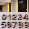 Door Sign Door Number 50*35*6mm Numeral Door Plaque