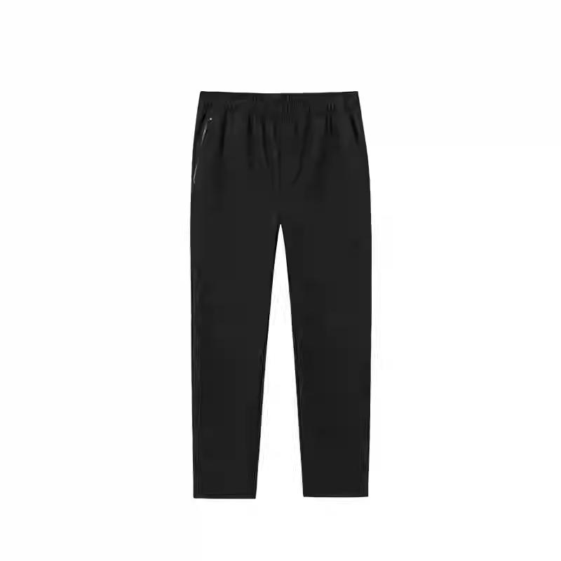 Anta Training Series Solid Color Mid-Rise Comfortable Breathable Versatile Straight Leg Casual Pants Men Bottoms Black 152517519N-6