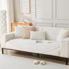 Winter Plush Simple Modern Sofa Cushion Solid Color Sofa Cover Thickened Warm Non-Slip Sofa Cover Towel
