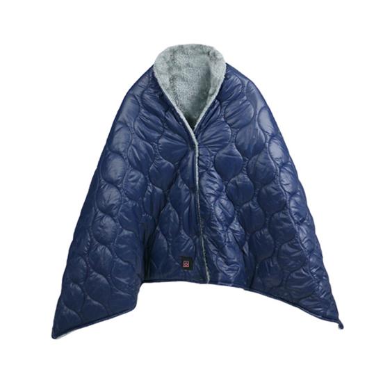 USB Rechargeable Heating Blanket Portable Heated Cape Electric Blanket with 3 Heat Levels 10 H Auto Shut-Off Overheat Protection