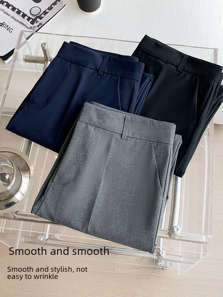 Women's High-Waist TR Suit Pants - Slim, Straight, Smart Casual for Spring To Autumn