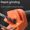 Drill Bit Sharpener Tool with Grinding Wheels Durable Construction Compact Design Portable Universal Versatile Drill Bit Grinding Tool