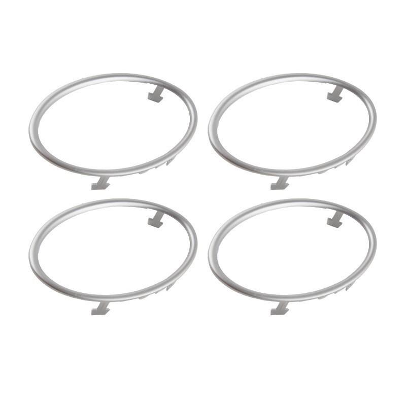 4PCS Car Air Conditioning Trim Outlet Decoration Circle Ring Sticker For Ford Focus 2 MK2 2005-2013 Auto Accessories