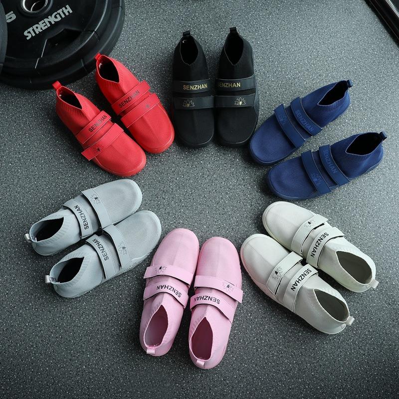 Sports Fitness Shoes Weightlifting Training Sumo Squat Deadlift Shoes Legs Yoga Shoes Men's and Women's Casual Driving Shoes