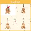 Cake Birthday Bear Hat Rabbit Doll Keychain Animal Plush Pendant Gift Holiday