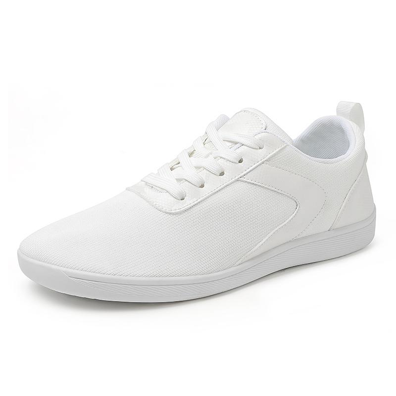 Mens Wide Barefoot Toe Shoes Canvas Casual Shoes Big Size Zero Drop Training Minimalist Sneakers Running Non Slip Gym Flats