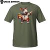 Lifeguard Bull Terrier T-Shirt | Funny Summer Dog Design | Beach Pool Safety Tee