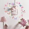 Beautiful Colorful Butterfly Self-adhesive Wall On The Living Room Children's Room Background Wall Decoration Stickers