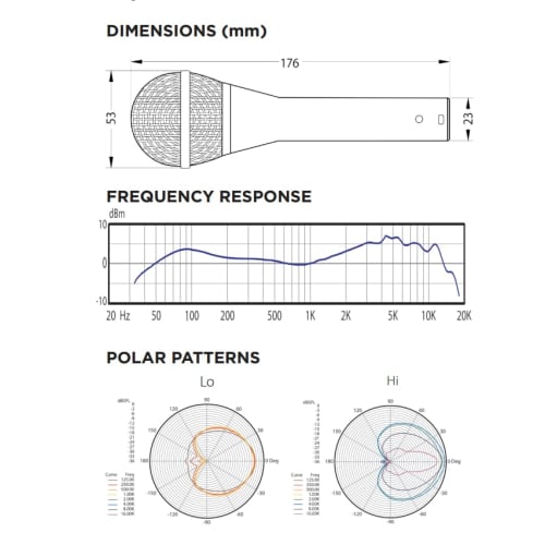 AUDIX OM7 Handheld Dynamic Microphone, Super Cardioid, Black, for Vocals, Live Performances, and Stage Recording