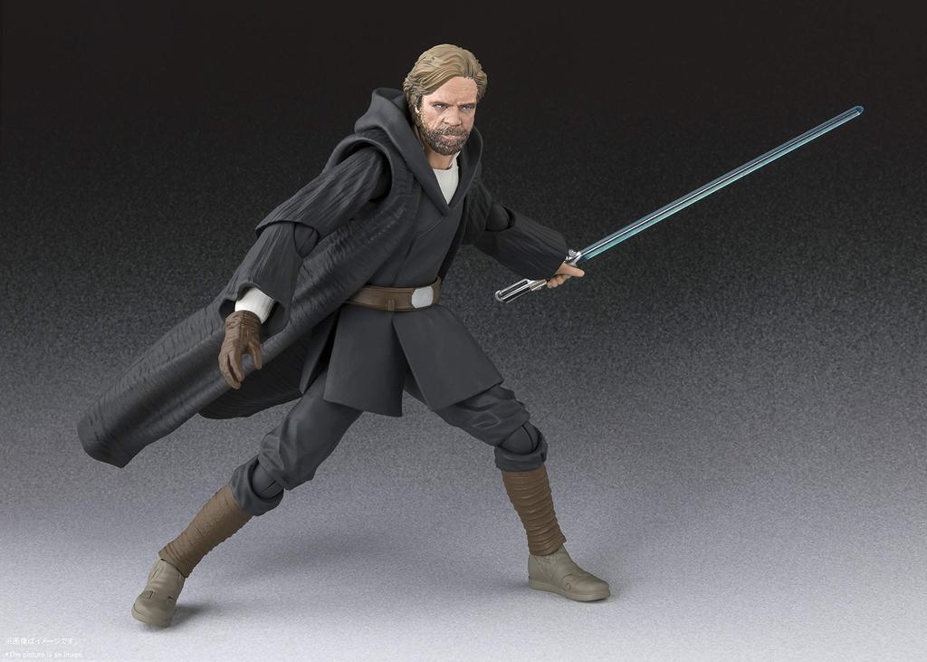 TAMASHII NATIONS Star Wars Luke Skywalker of Crait Last 150mm Painted Movable Figure S.H.Figuarts -Battle Ver.- (The Jedi) Approx. PVC&ABS
