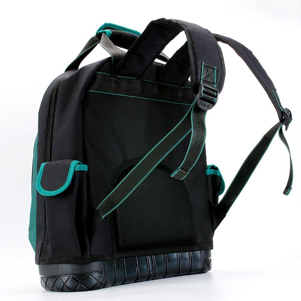 Multi-Pocket Woodworking Bag Waterproof Electrician Toolbag Electrician Backpack  Woodworking