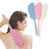 Back Scrubber Exquisite Foam Ergonomic Design Shower Accessories Long Handle Bath Sponge Shower Brush for Home