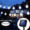 Solar String Light Globe Light Outdoor Solar Powered LED Fairy Lights Waterproof Solar Landscape Lamp Lighting for Garden Patio Lawn Yard Decor