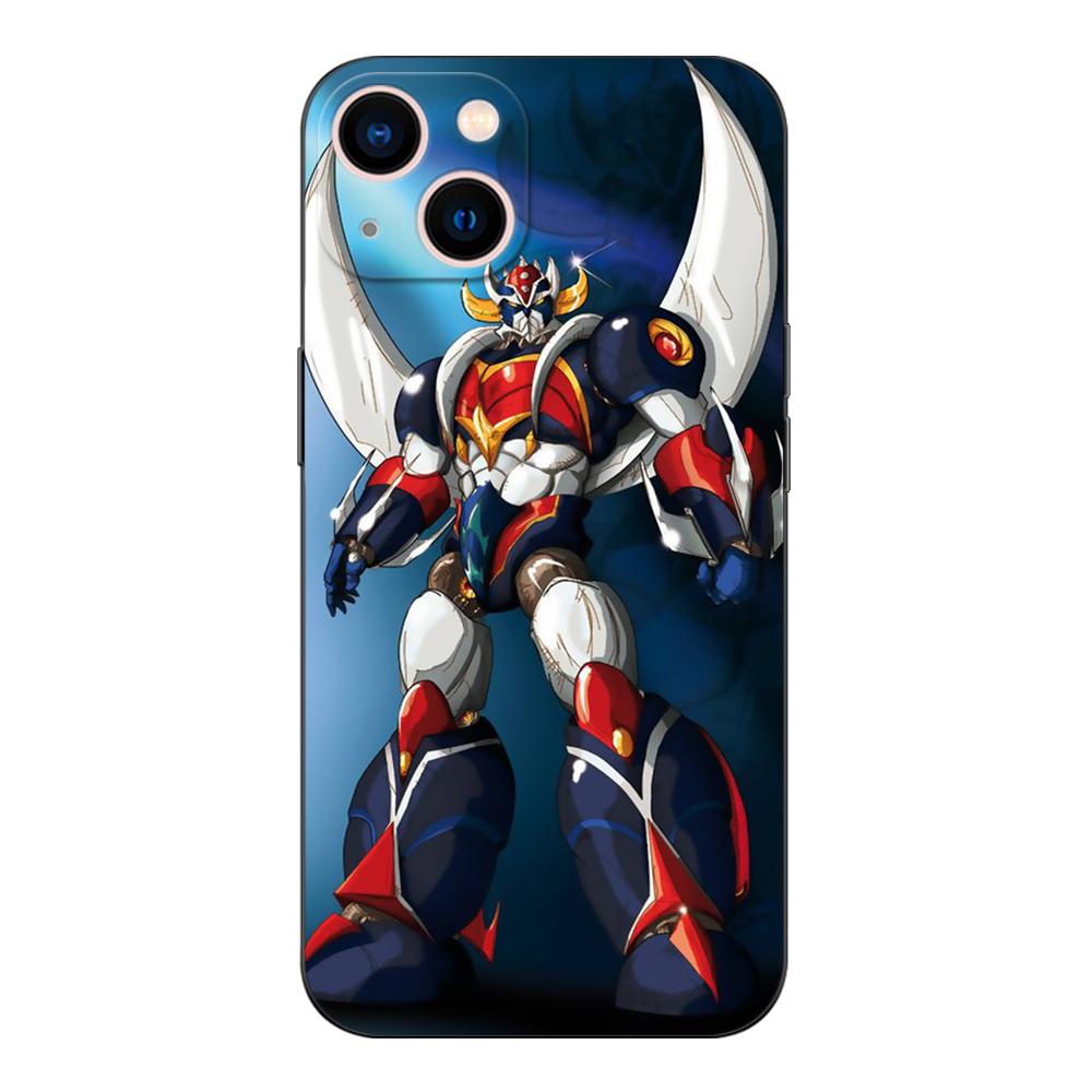 Black Tpu Case For Samsung Galaxy S22 S20 S21 FE PLUS ultra+S10 E Lite Back Cover UFO Robot Grendizer