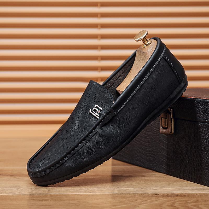 Genuine Leather Men Casual Shoes Luxury Brand Mens Loafers Moccasins Breathable Slip On Italian Driving Shoes Chaussure Homme