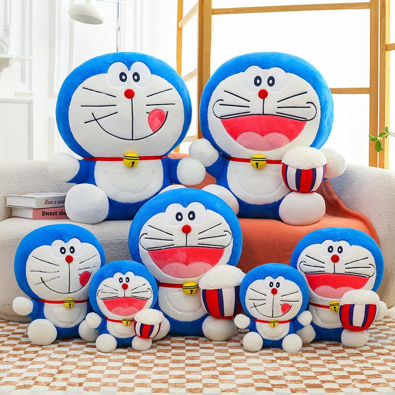 Toy Plush Doraemon Popcornthemed Blue Cat Robot Plush Pillow And Stuffed Doll