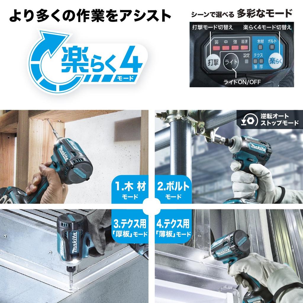 Makita Rechargeable Impact Driver TD171DGXAG