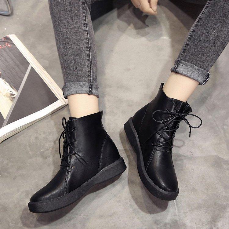 Fashion Designer Brand Handmade Genuine Leather Women Ankle Boots Spring Autumn Female Riding Fashion Boots Shoes Botas Mujer