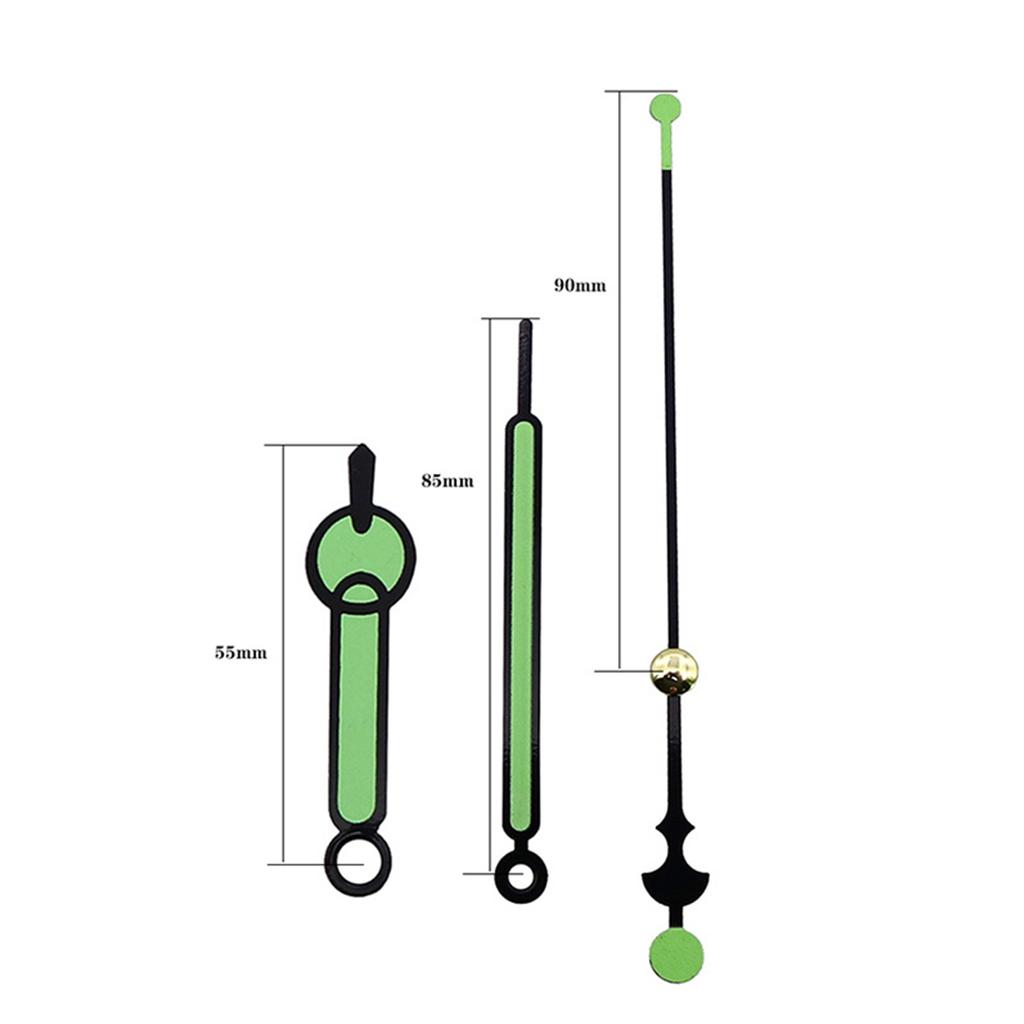 1Set DIY Luminous Silent Time Clock Movement Accessory Wall Repair Tool Part Household Tool Supplies for Beginners