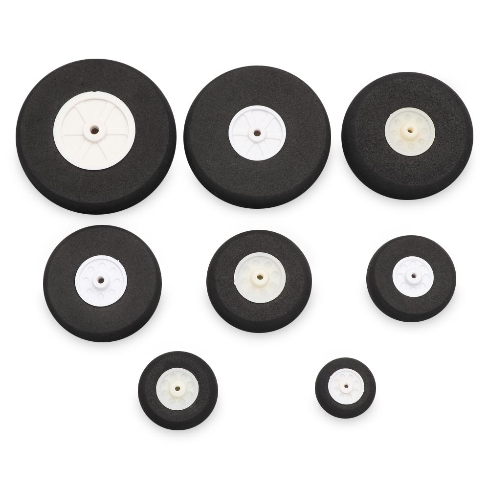 Wholesale Accessories EVA Sponge Tail Wheels Plane Toy Parts RC Airplane Replacement Wheel Hub