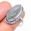 Labradorite Gemstone 925 Sterling Silver Jewelry Ring Size 8