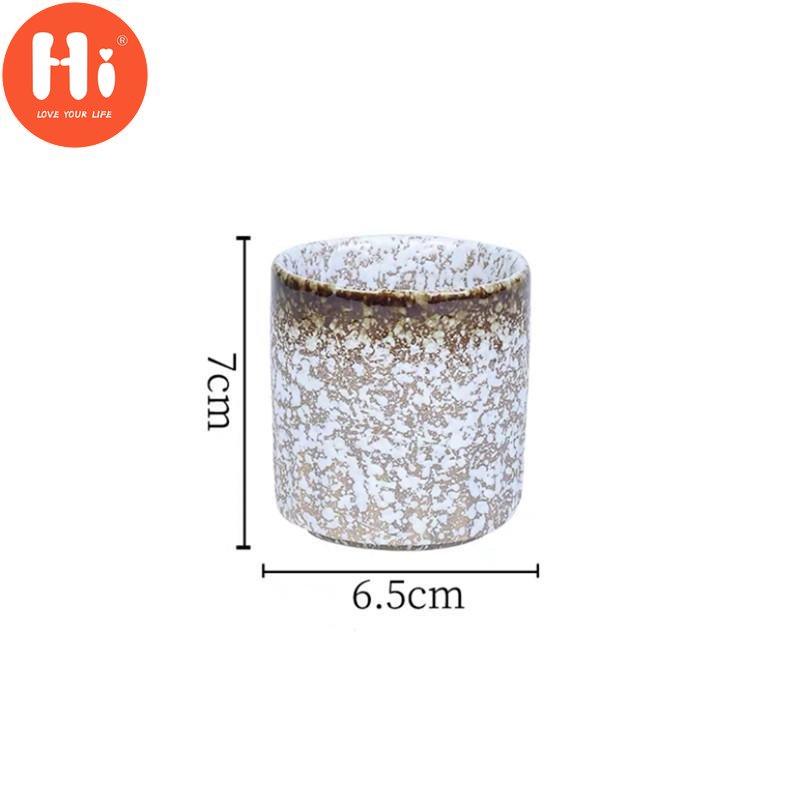 Hi Under Glazed Ceramic Coffee Cup Porcelain Tea Cup Sake Cup Drinking Utensils Office Drinkware 100ML