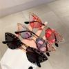 New Stylish Cat Eye Sunglasses Multicolor Rhinestones Eyewear Party Sun Glasses  for Women & Men