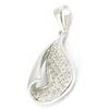 [I3989] - Silver Pendant 'Goddess' Silver-white (rhodium-plated) - 21x13 Mm