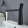 Black Basin Faucet Brass Bathroom Faucet Mixer Tap Gold Wash Basin Faucet Single Handle Hot and Cold Lavotory Faucet 855920
