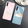 Animal Cute Pig Cat Case For Samsung Galaxy A71 A72 A70 A73 A53 A13 5g A03 A22 A21s A03 Core A42 A52 Glass Cover Coque Capa