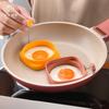 Round/Square Non-stick Silicone with Handle Egg Ring Egg Frying Mold Pancake Shaper Omelette Mould