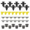 38pcs Car Retainer Clip Fender Clip Bumper Retainer Clip Replacement OEM #76882-JG10A 01553-09321 Car